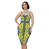 Jacquard Knitted Bandage Dress Party Banquet Dress