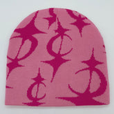 Jacquard-Strickmütze mit fünfzackigem Stern