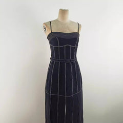 Hanging strap high setting obvious heavy industry dress dress dress