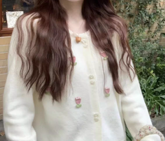 Chaqueta de punto tipo jersey para mujer