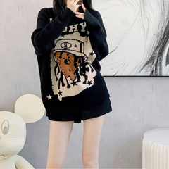 Suéter de niña con frizz