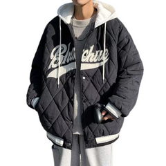 Urban Classic Letter Graphic Coat