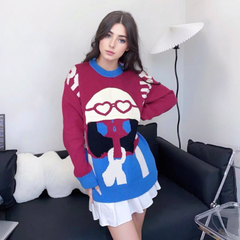 Urban Cartoon Girl Sweater
