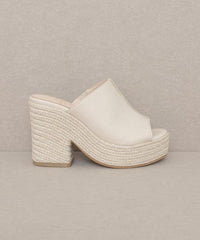 Oasis Society Melissa - Espadrille Platform Slide