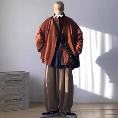 Klassische Jacke aus Waffelstoff