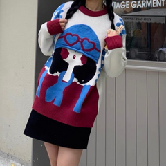 Urban Cartoon Girl Sweater