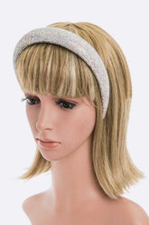 Diadema de cristal con piedras completas