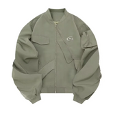 Vintage Irregular Pocket Jacket