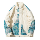 Japanese Embroidery Pattern Stitching Jacket