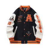 Vintage Sunset Flock Jacquard Varsity Jacket