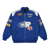 Hip Hop Flame Letter Jacket