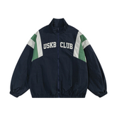 Kontrastierende Windjacke