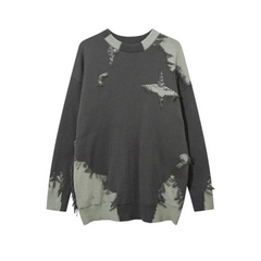 Suéter con diseño de agujeros cruzados de High Street