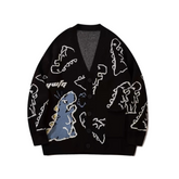 Süße Baby-Drachen-Strickjacke