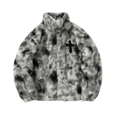 Abrigo con efecto tie dye de High Street