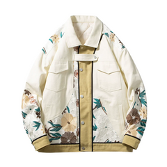 Chaqueta con bordados vintage