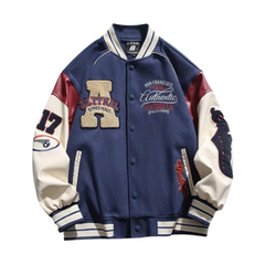 Chaqueta de jacquard flocado