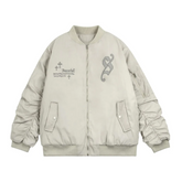 Urban Embroidery Zipper Baseball Jacket