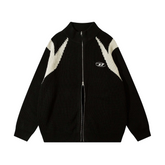 Strickjacke mit Farbblockierung