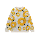Kuscheliger Sonnenblumenpullover