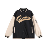 Chaqueta de béisbol de terciopelo de piel de ciervo