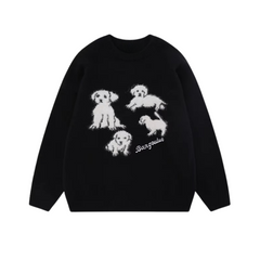 Suéter de cuatro cachorros