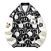 Chaqueta vintage del pequeño diablo sonriente