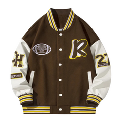 Chaqueta de béisbol bordada