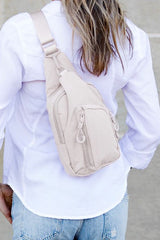 Wendbare Schultertasche aus Nylon „Pippa“