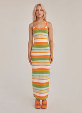 printed slim fit long dress