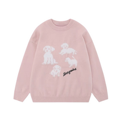 Suéter de cuatro cachorros