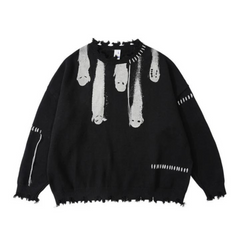 Pullover mit Meteor Fall-Print