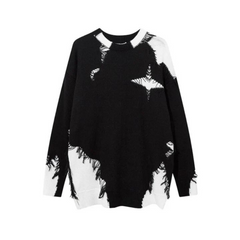 Suéter con diseño de agujeros cruzados de High Street