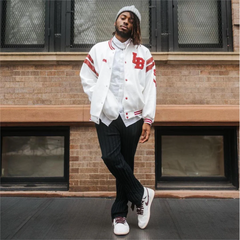 Urban Classic Letter Embroidery Jacket