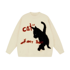 Naughty cat Sweater