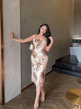 Bedrucktes Urlaubskleid mit Strandmotiv