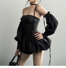 Schickes Puffkleid in A-Linie