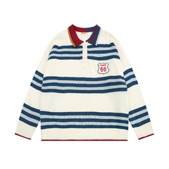 Striped Knit Sweater