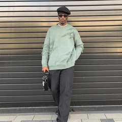 Suéter rasgado liso de High Street