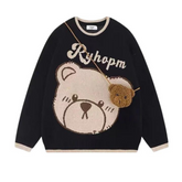 Bonita mochila con forma de oso y suéter con forma de oso