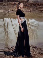 Cross handmade hot diamond hollowed out dinner dress