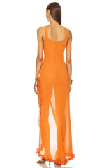 Irregular slit dress French dress banquet dress