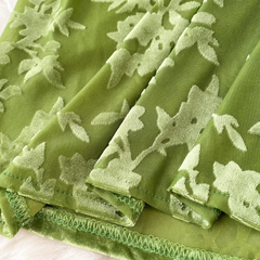 Schickes grün/schwarzes Midikleid