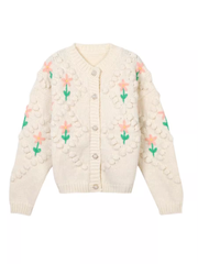 Neuer lockerer und lässiger Strickpullover