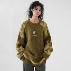 Japanischer fauler und lockerer Pullover