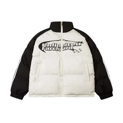 Chaqueta con letras vintage