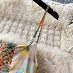 Vestido de vacaciones estampado para mujer