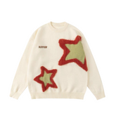 Suéter con diseño de pentagrama