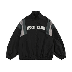 Kontrastierende Windjacke