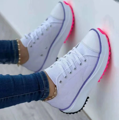 Convas Sneaker mit Farbblockmuster